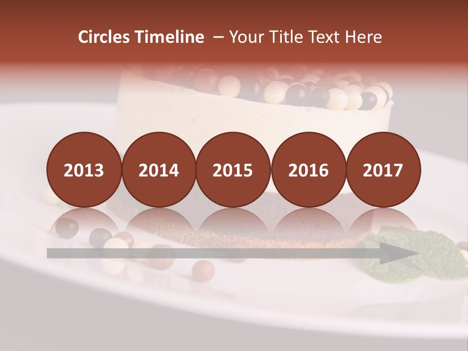 Cuisine Candy Cheesecake PowerPoint Template