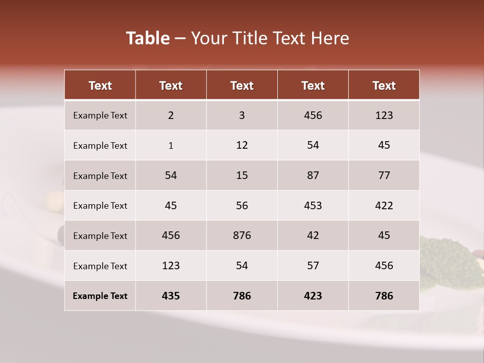 Cuisine Candy Cheesecake PowerPoint Template
