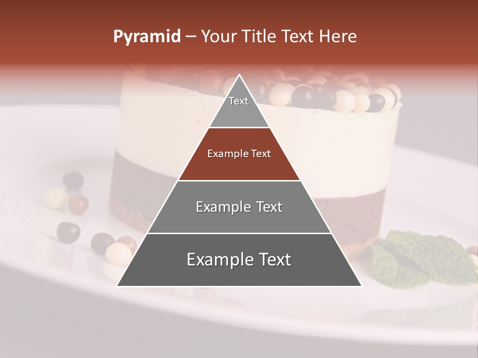 Cuisine Candy Cheesecake PowerPoint Template