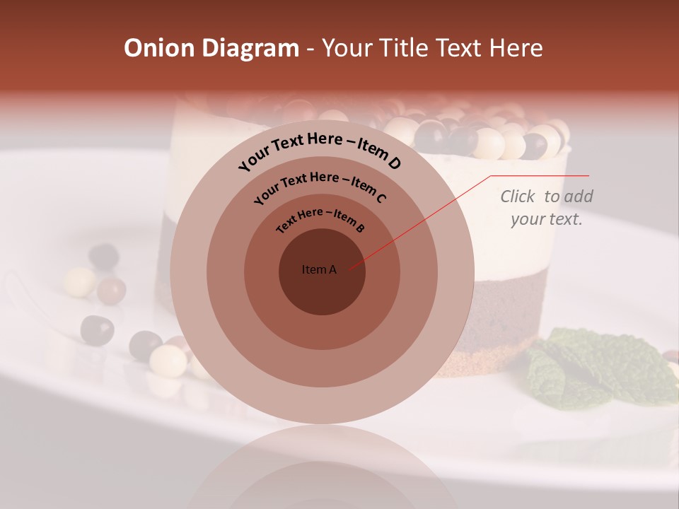 Cuisine Candy Cheesecake PowerPoint Template