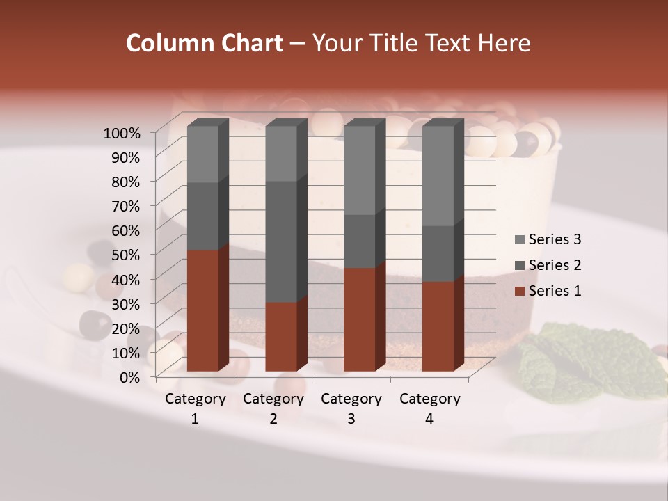 Cuisine Candy Cheesecake PowerPoint Template
