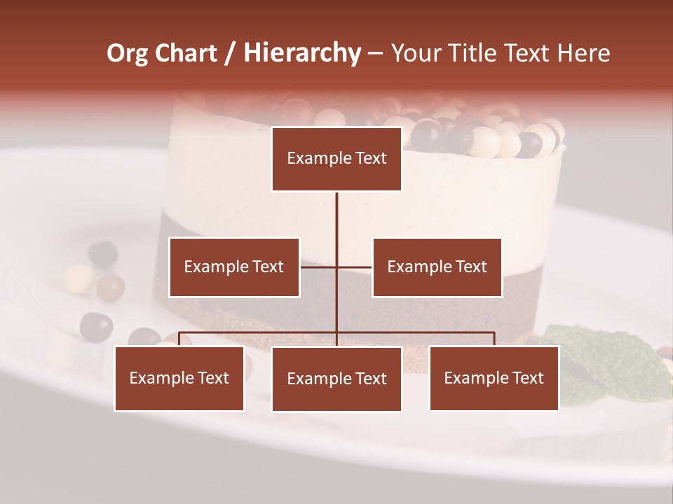 Cuisine Candy Cheesecake PowerPoint Template