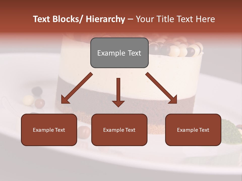 Cuisine Candy Cheesecake PowerPoint Template