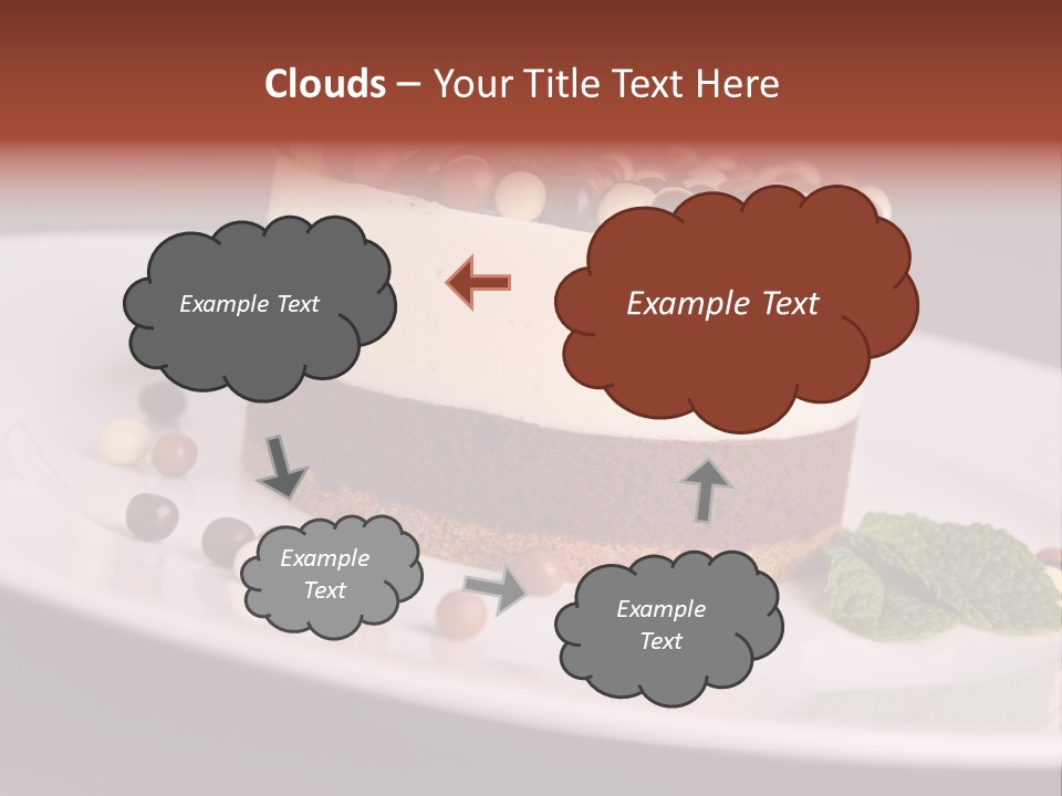 Cuisine Candy Cheesecake PowerPoint Template