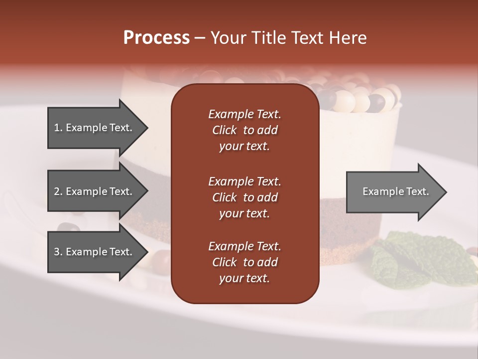 Cuisine Candy Cheesecake PowerPoint Template