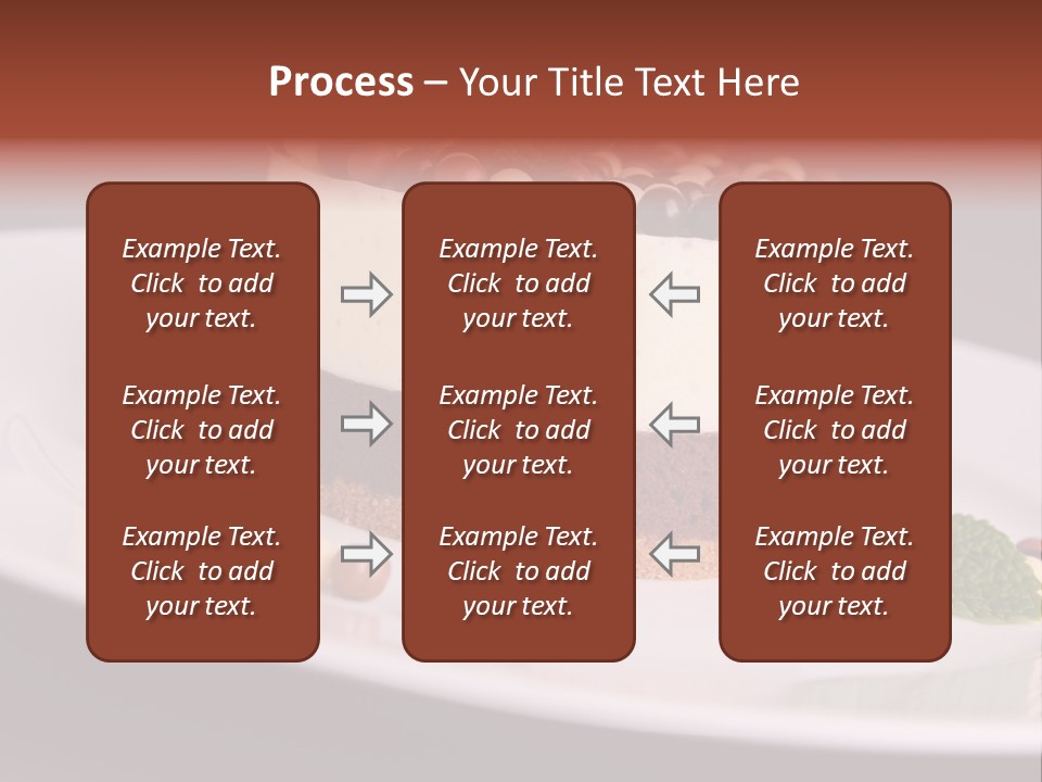 Cuisine Candy Cheesecake PowerPoint Template
