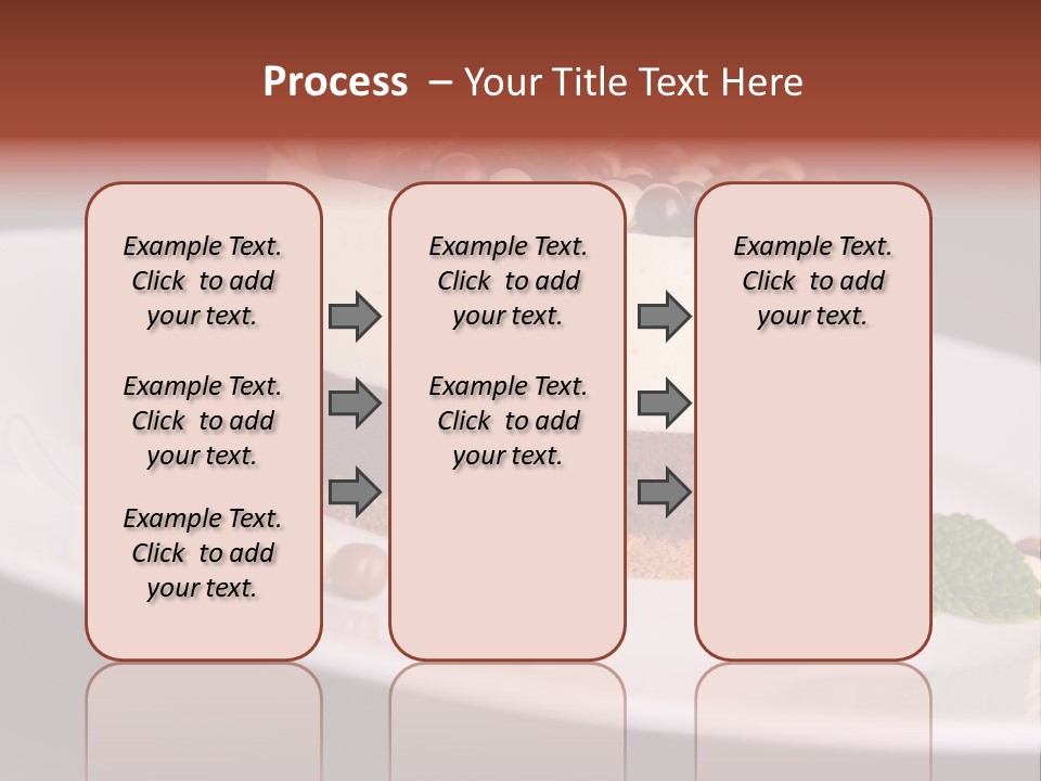 Cuisine Candy Cheesecake PowerPoint Template