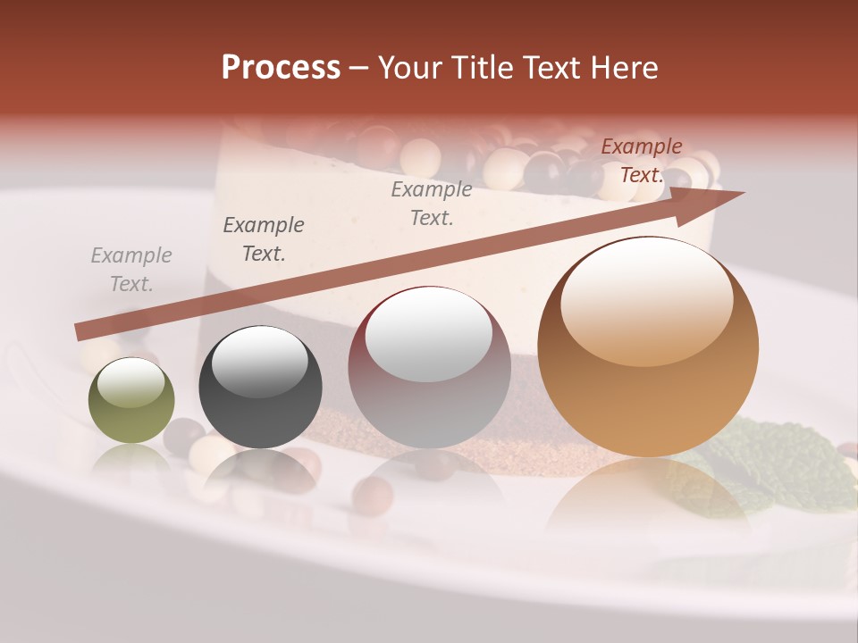 Cuisine Candy Cheesecake PowerPoint Template