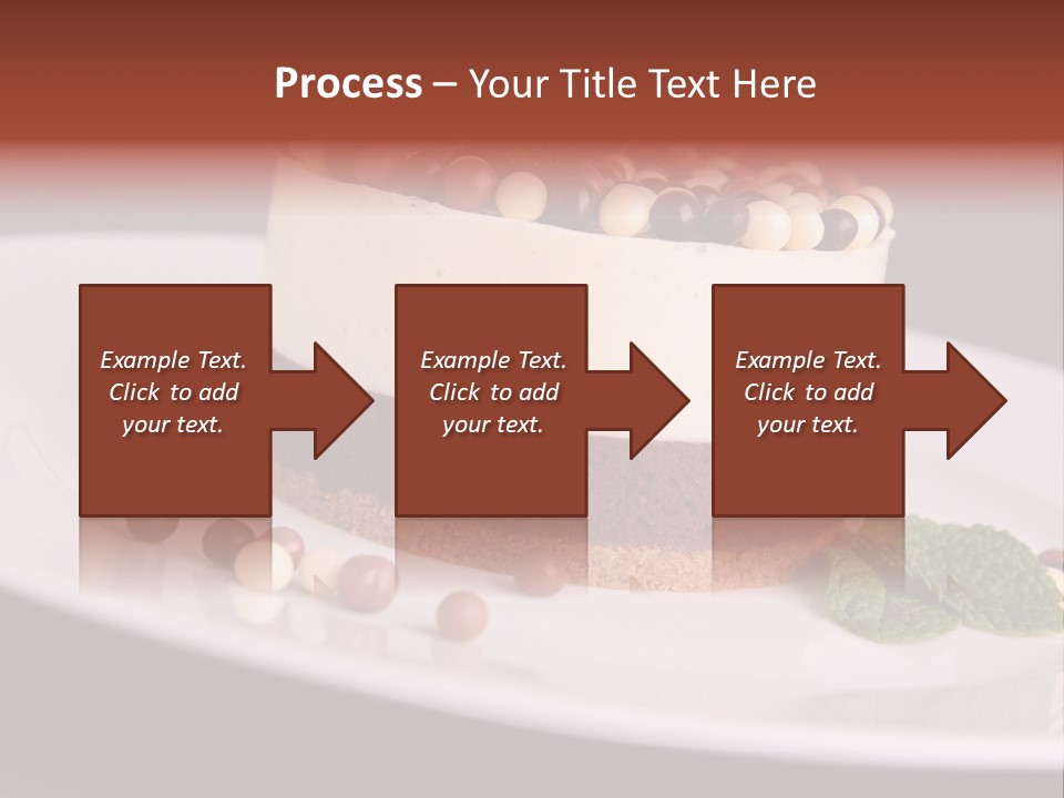 Cuisine Candy Cheesecake PowerPoint Template