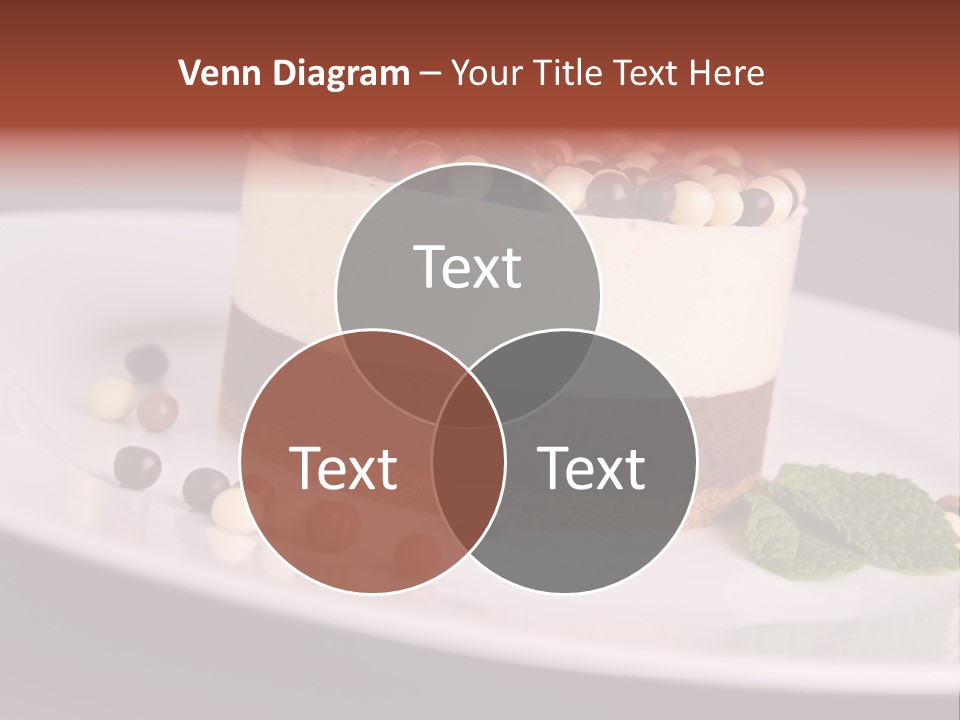 Cuisine Candy Cheesecake PowerPoint Template