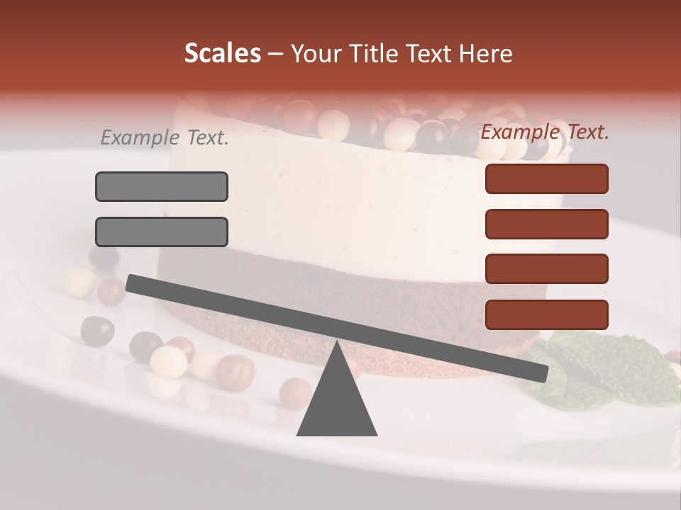 Cuisine Candy Cheesecake PowerPoint Template