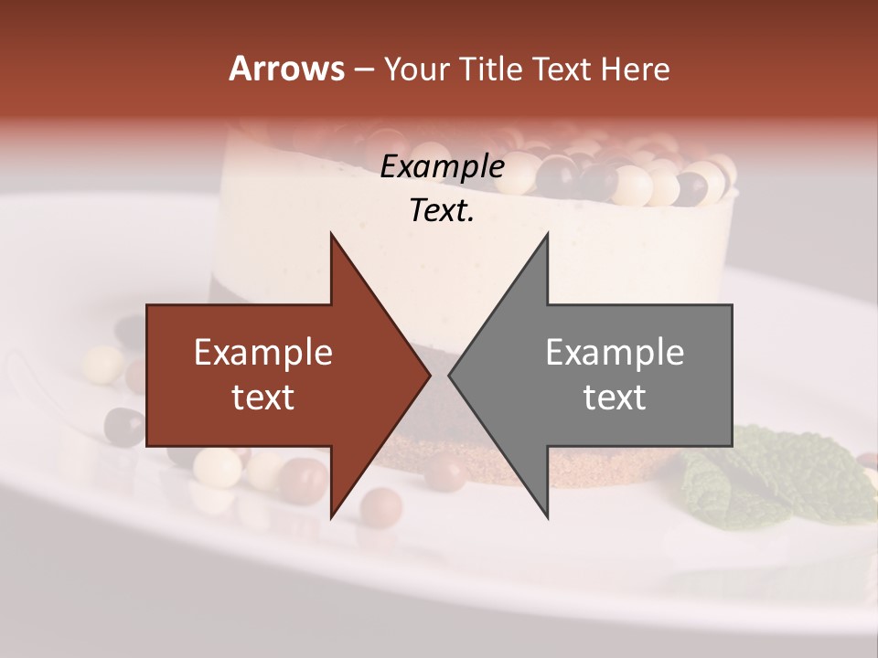 Cuisine Candy Cheesecake PowerPoint Template