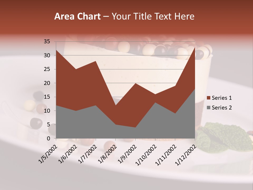Cuisine Candy Cheesecake PowerPoint Template