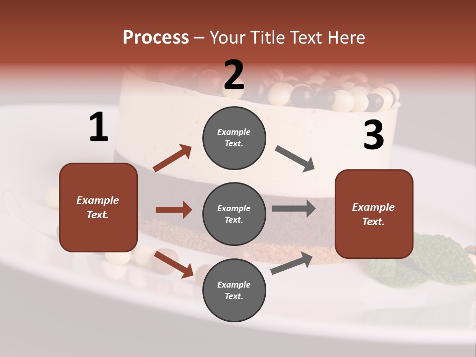 Cuisine Candy Cheesecake PowerPoint Template