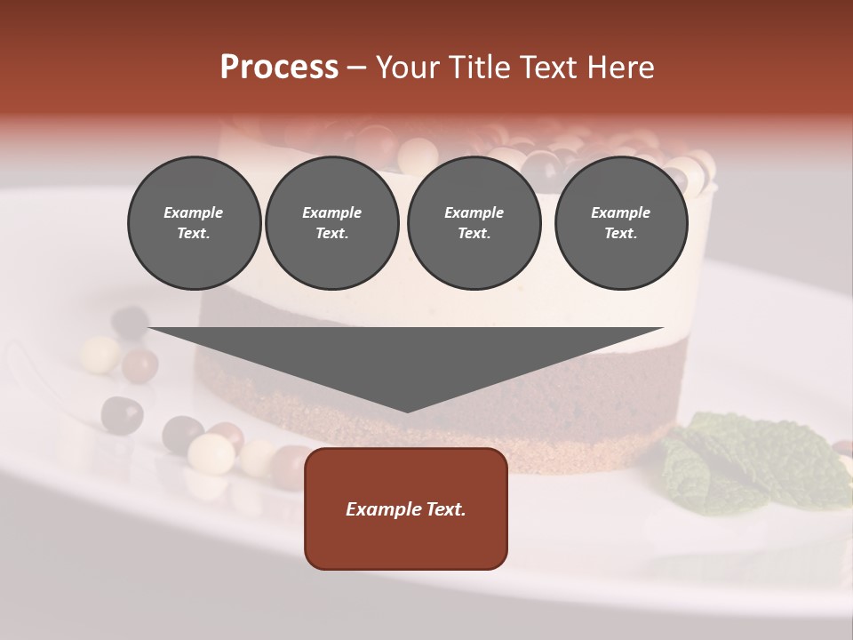 Cuisine Candy Cheesecake PowerPoint Template