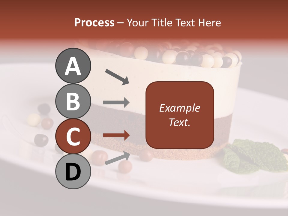 Cuisine Candy Cheesecake PowerPoint Template