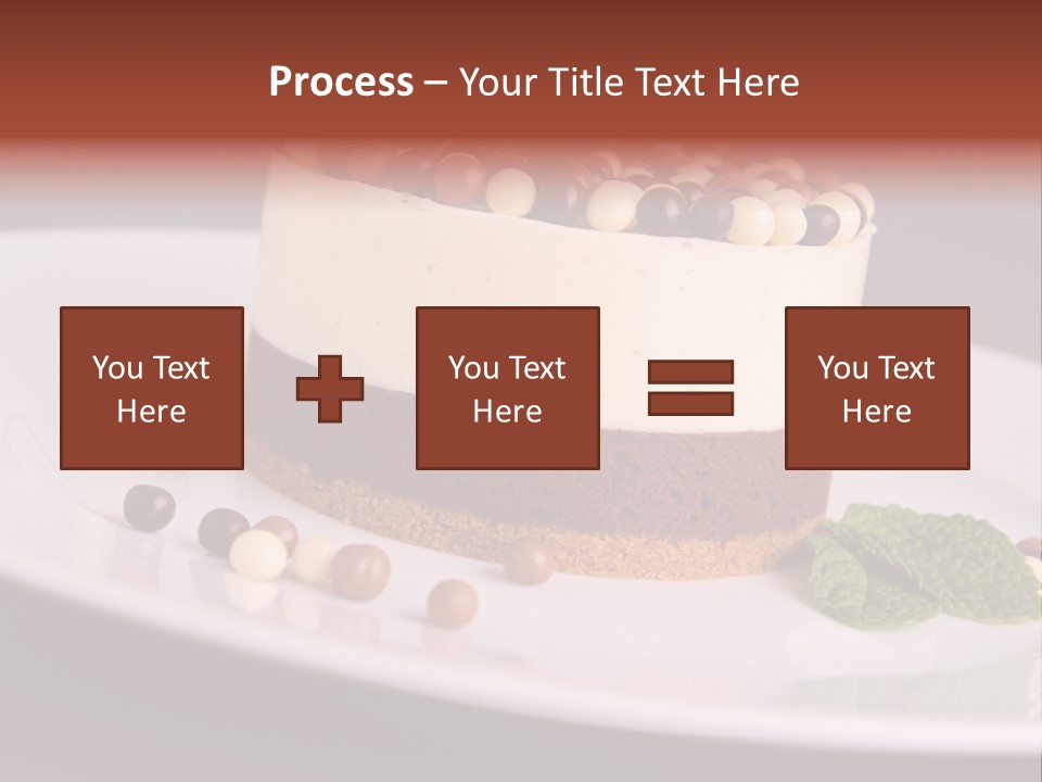 Cuisine Candy Cheesecake PowerPoint Template