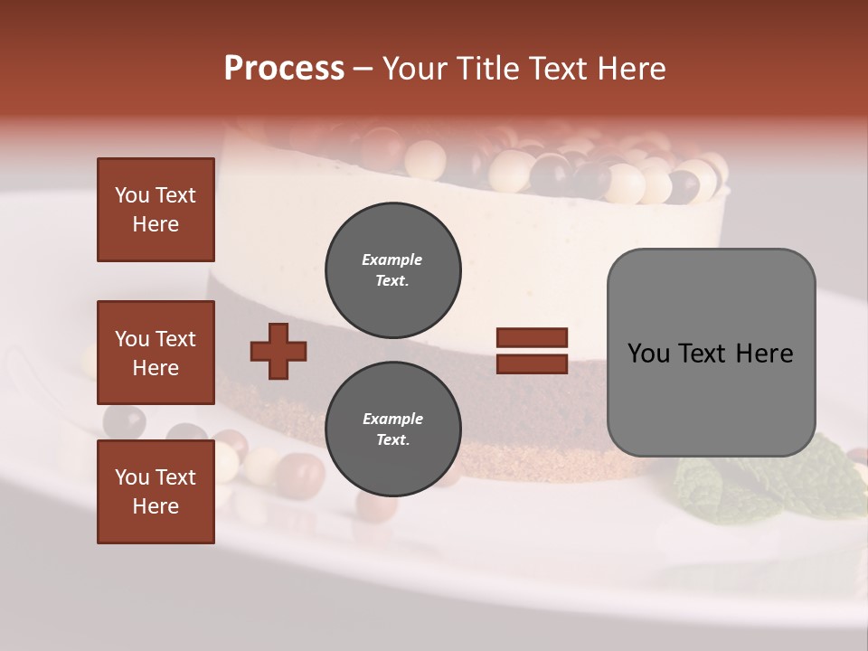 Cuisine Candy Cheesecake PowerPoint Template