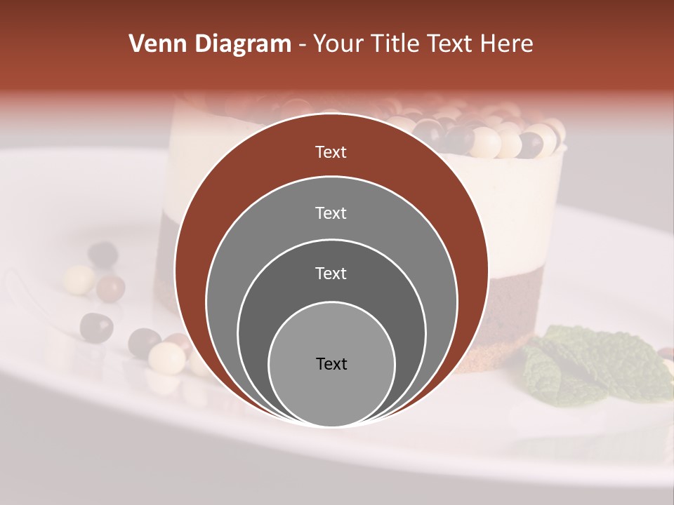 Cuisine Candy Cheesecake PowerPoint Template