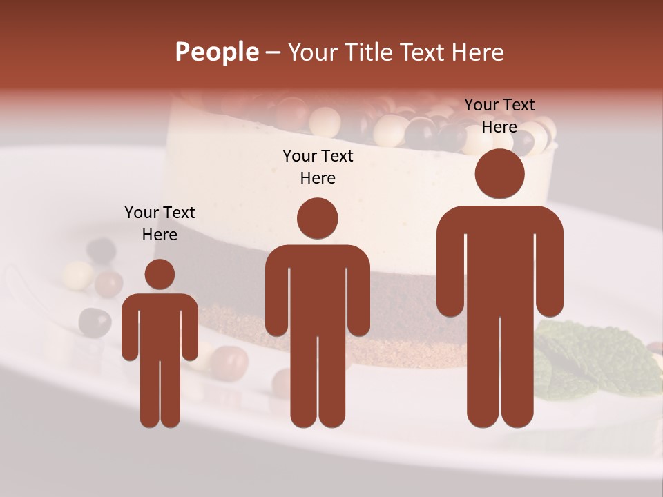 Cuisine Candy Cheesecake PowerPoint Template