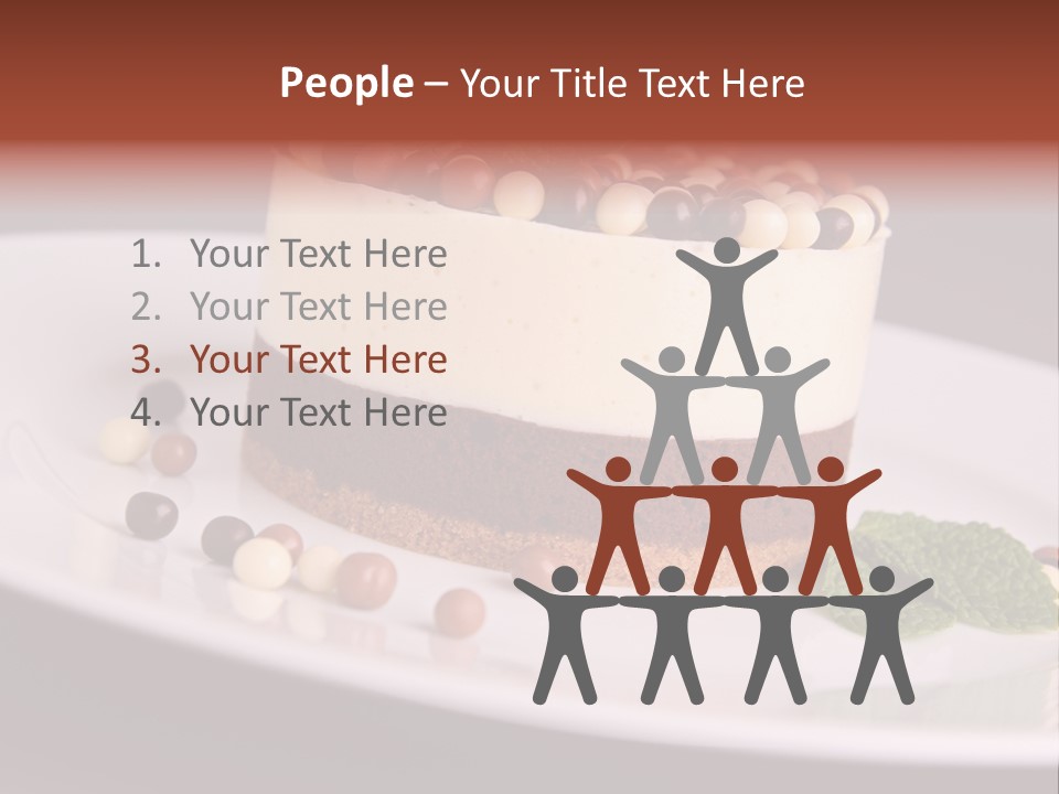 Cuisine Candy Cheesecake PowerPoint Template