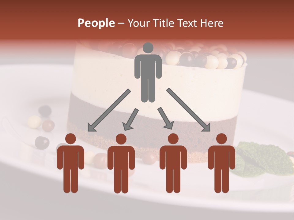 Cuisine Candy Cheesecake PowerPoint Template