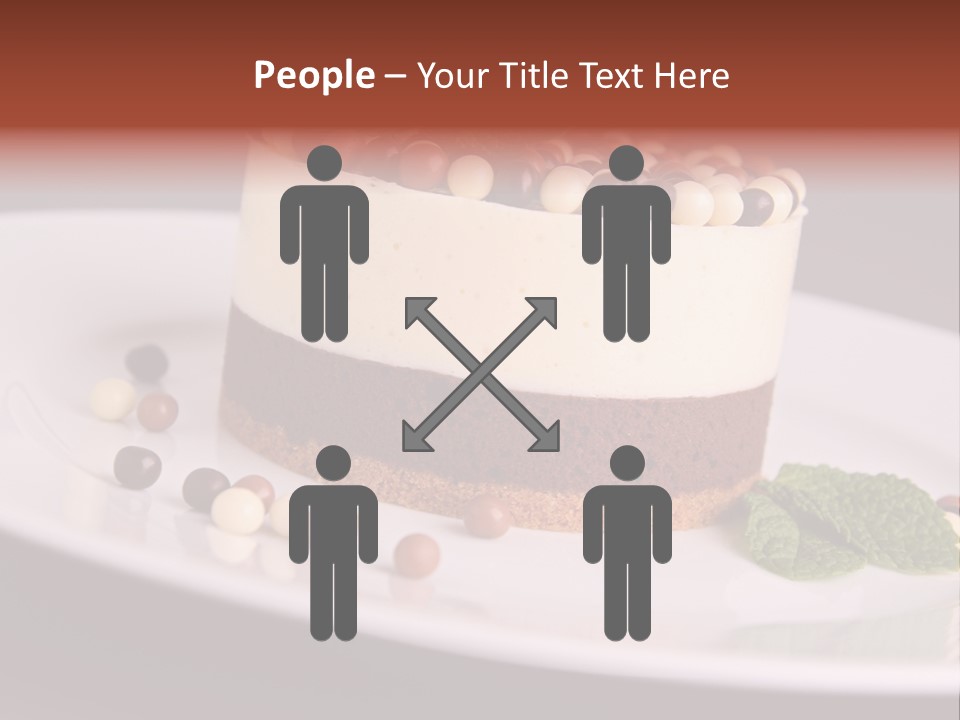 Cuisine Candy Cheesecake PowerPoint Template