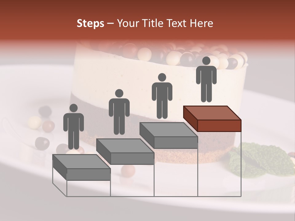 Cuisine Candy Cheesecake PowerPoint Template