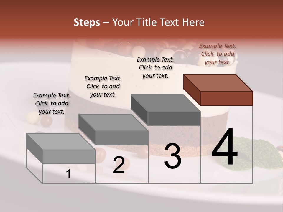 Cuisine Candy Cheesecake PowerPoint Template