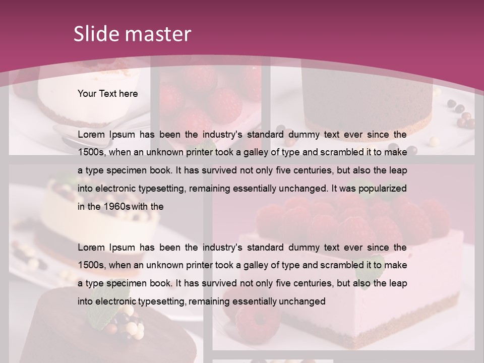 Candy Cake Collection PowerPoint Template