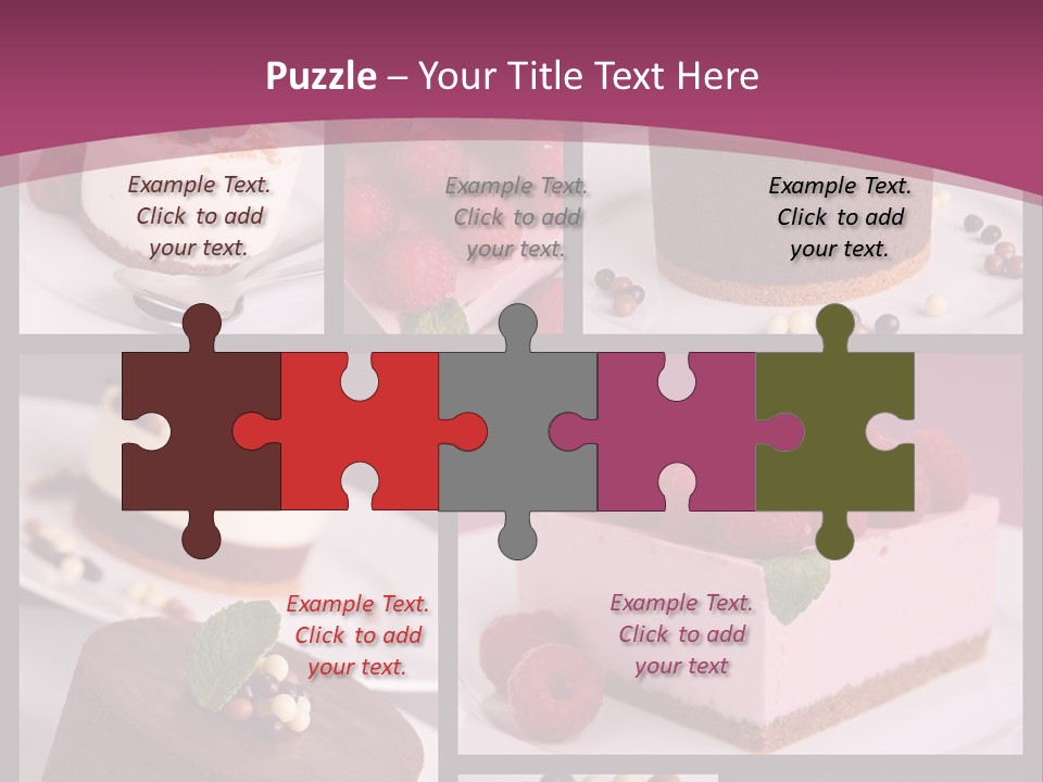 Candy Cake Collection PowerPoint Template