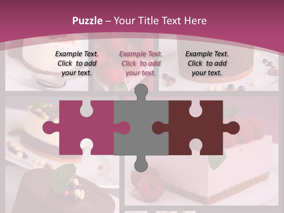 Candy Cake Collection PowerPoint Template