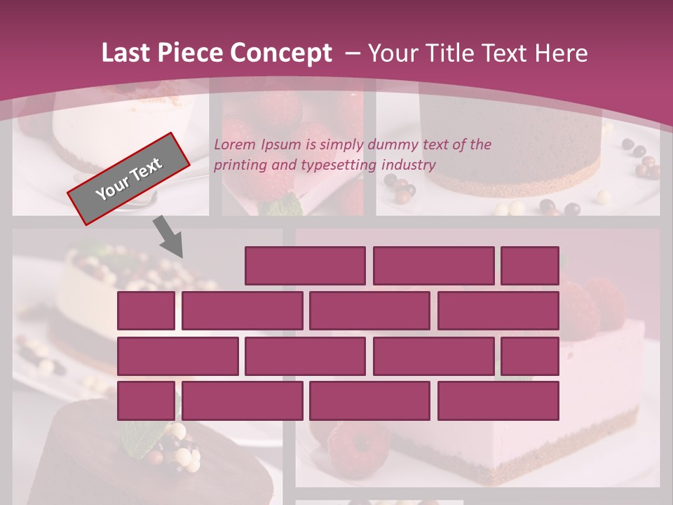 Candy Cake Collection PowerPoint Template