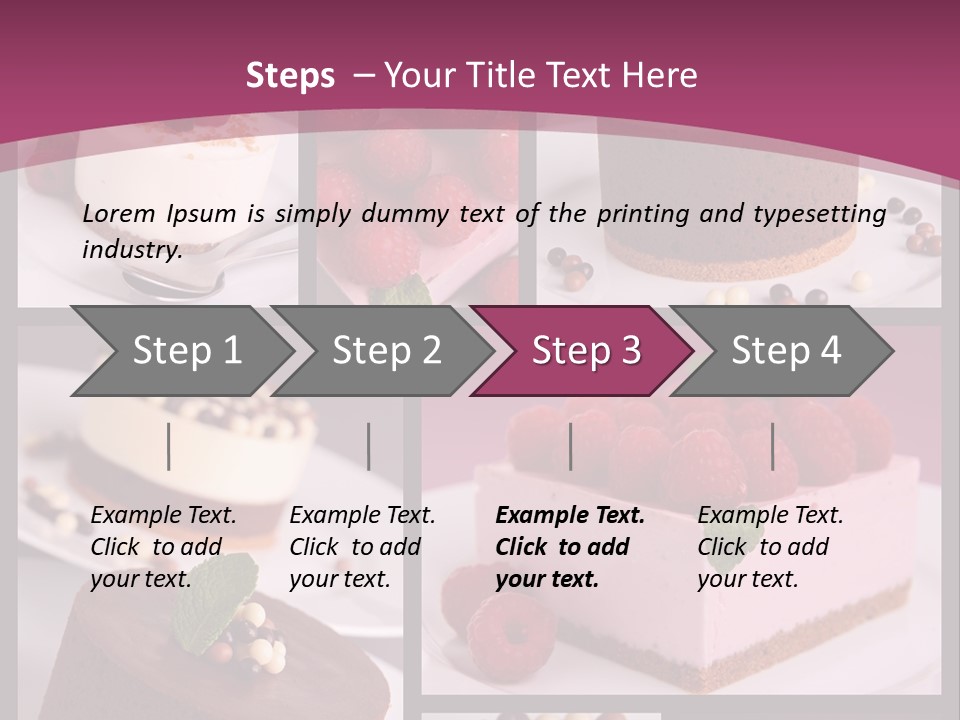 Candy Cake Collection PowerPoint Template