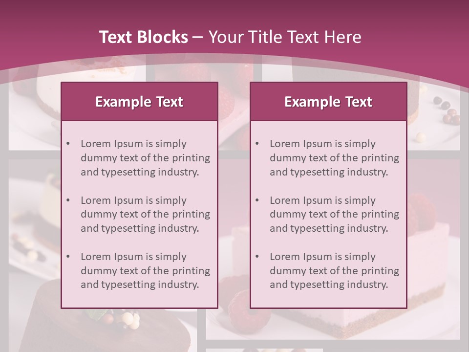 Candy Cake Collection PowerPoint Template