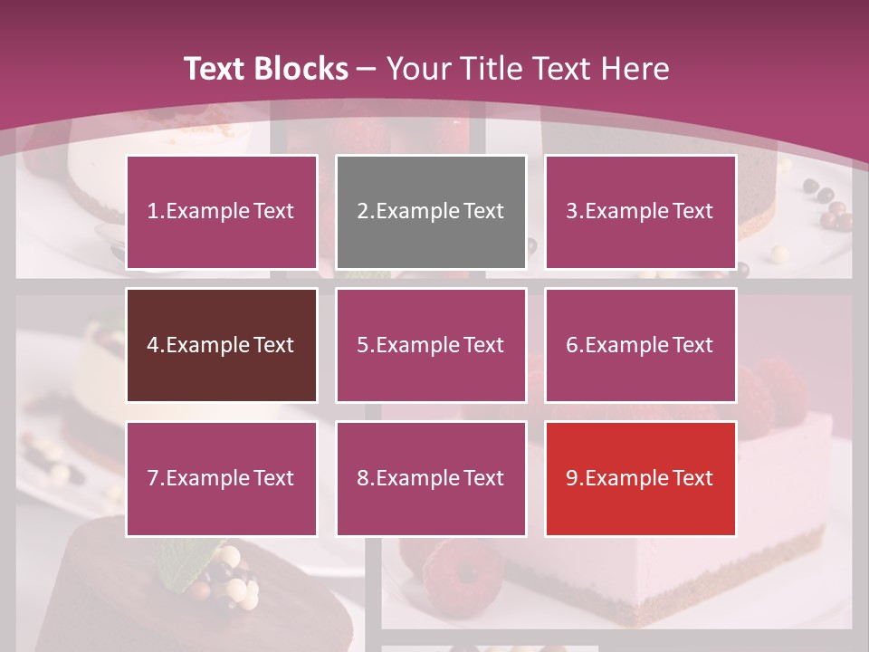 Candy Cake Collection PowerPoint Template