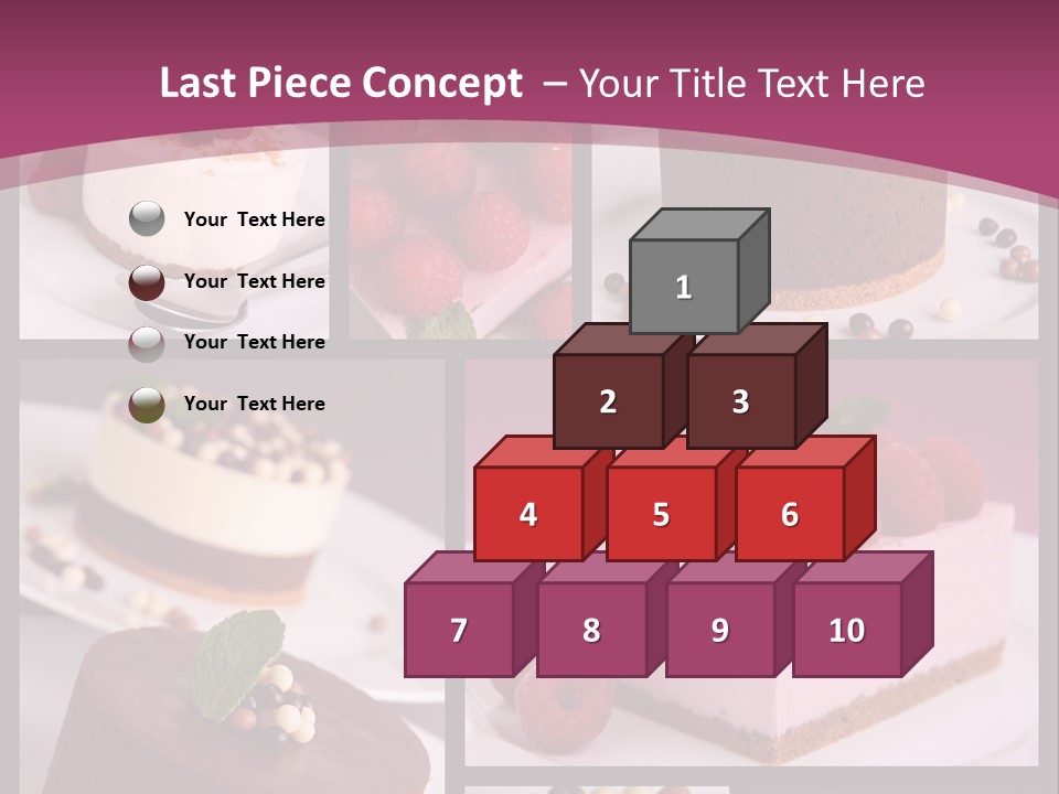 Candy Cake Collection PowerPoint Template