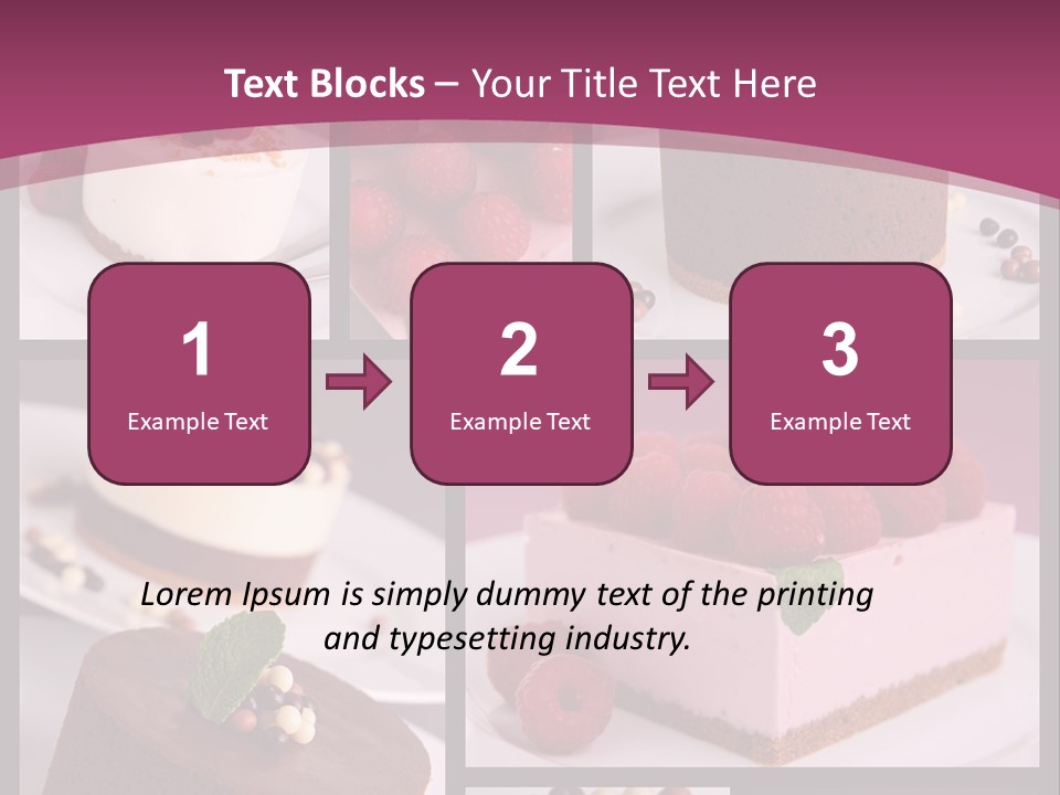 Candy Cake Collection PowerPoint Template