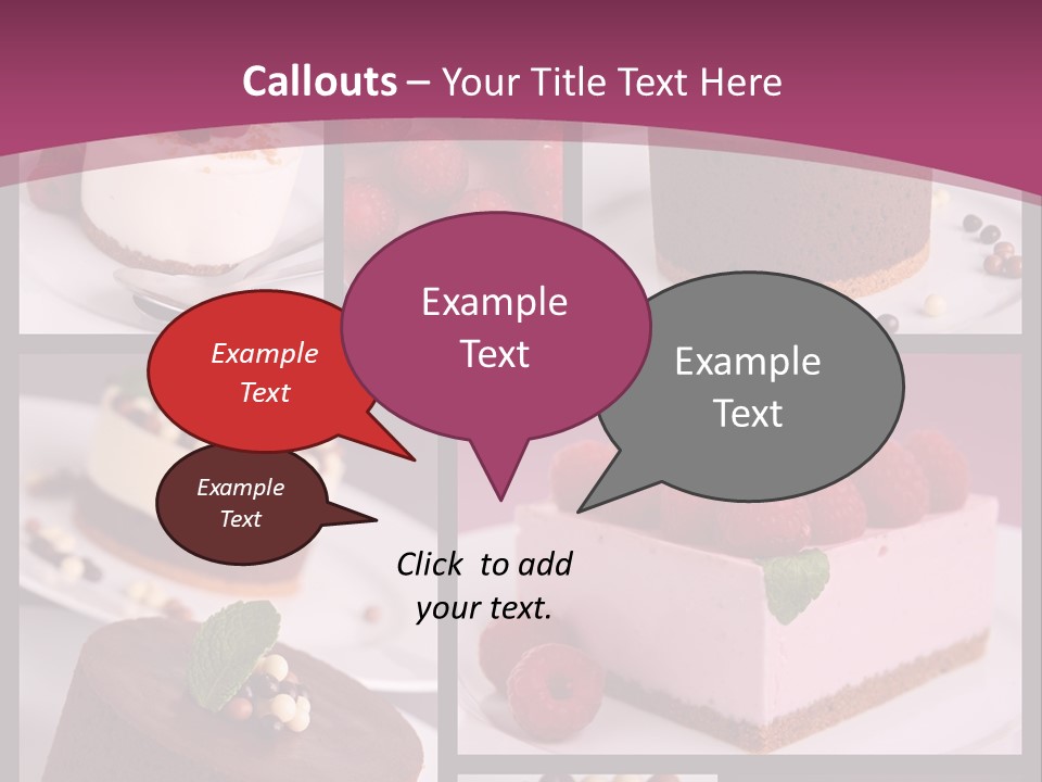 Candy Cake Collection PowerPoint Template