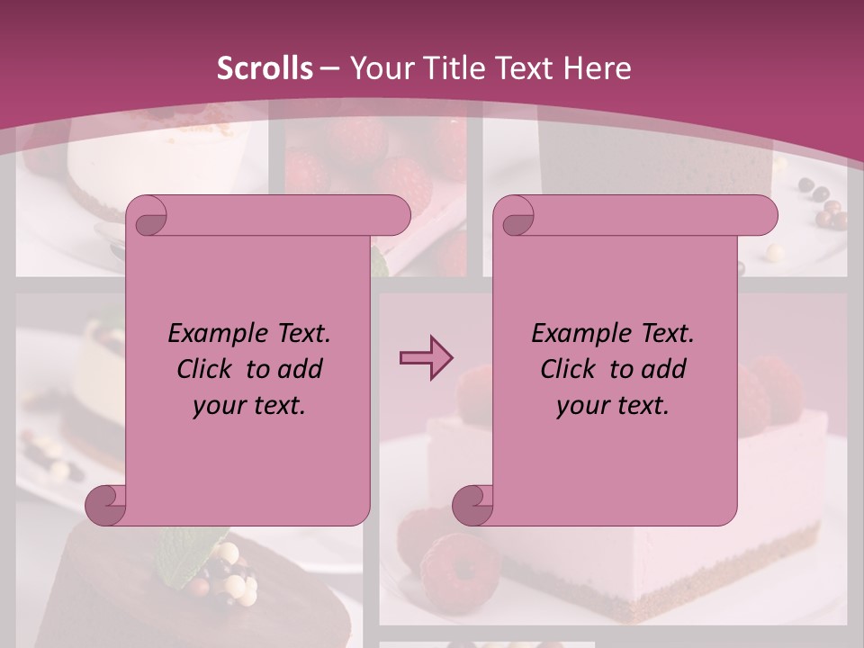 Candy Cake Collection PowerPoint Template