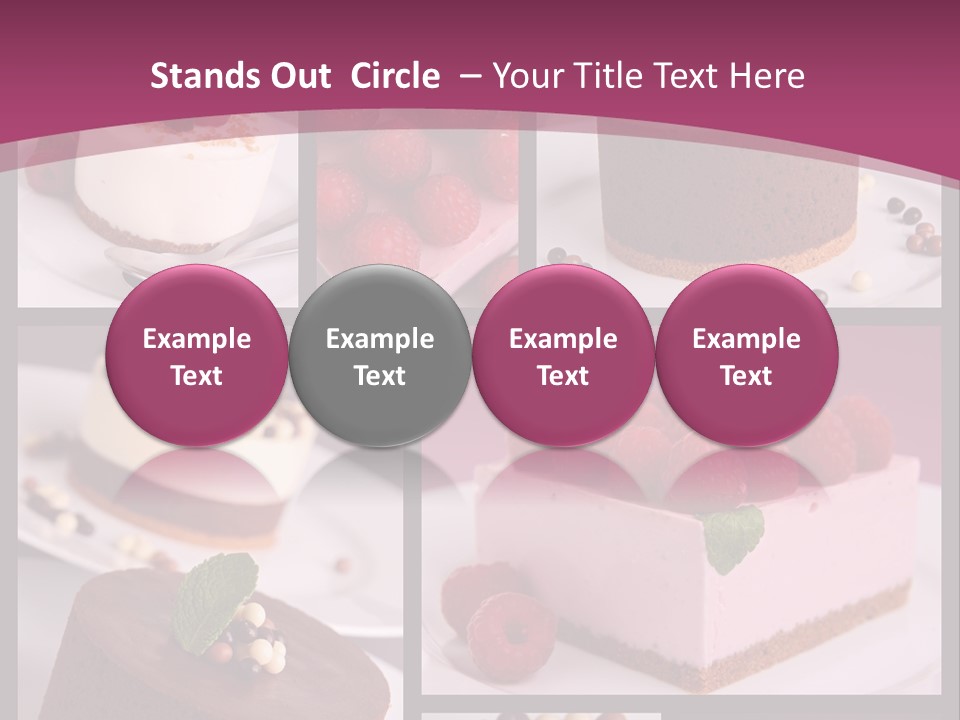 Candy Cake Collection PowerPoint Template