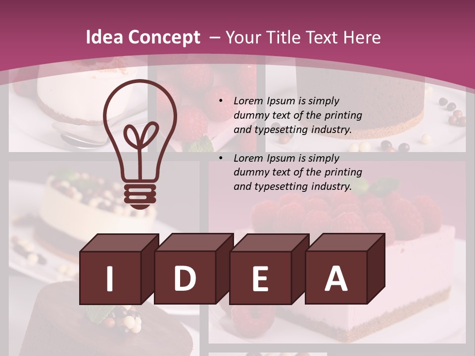 Candy Cake Collection PowerPoint Template