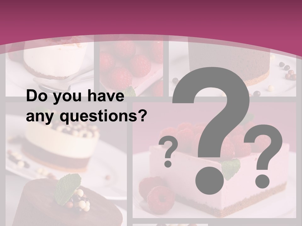 Candy Cake Collection PowerPoint Template