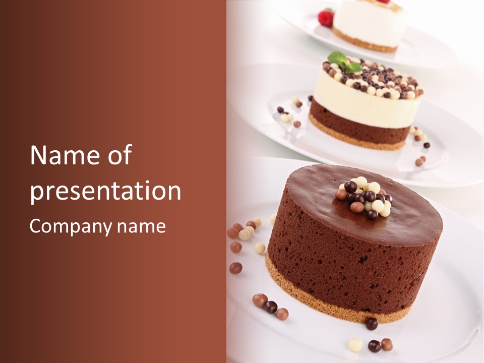 Gastronomy Studio Shot Food PowerPoint Template