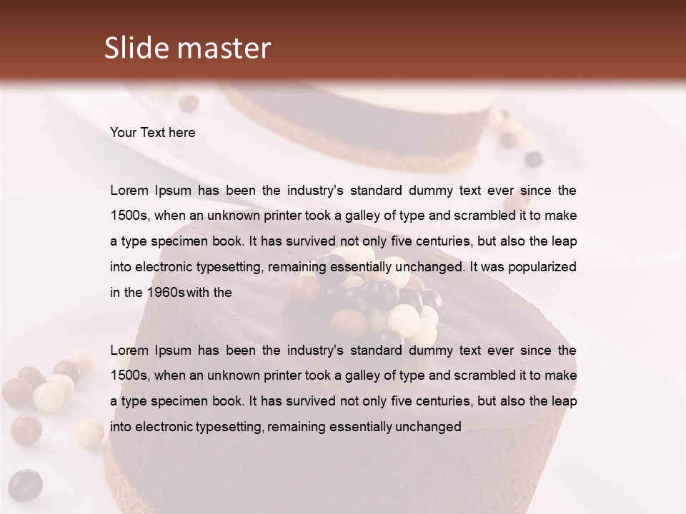 Gastronomy Studio Shot Food PowerPoint Template