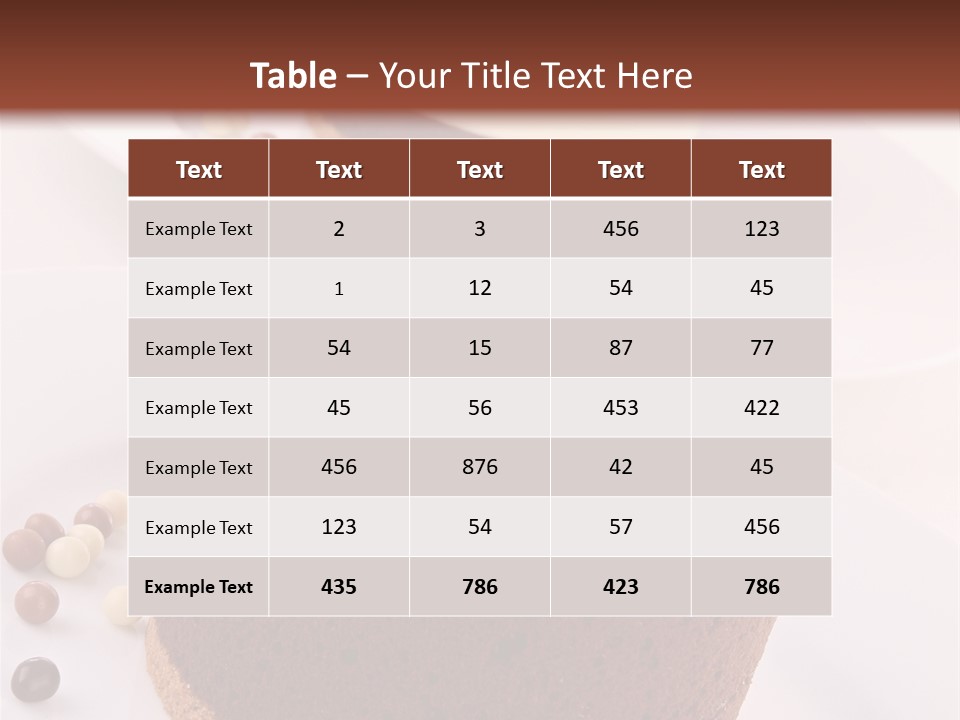 Gastronomy Studio Shot Food PowerPoint Template