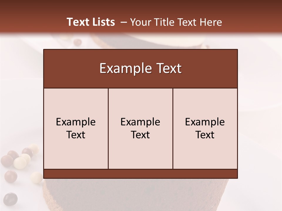 Gastronomy Studio Shot Food PowerPoint Template
