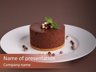 Chocolate Gastronomy Culinary PowerPoint Template
