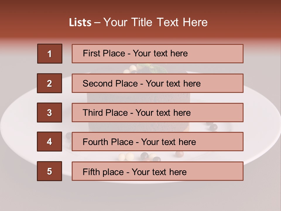 Chocolate Gastronomy Culinary PowerPoint Template