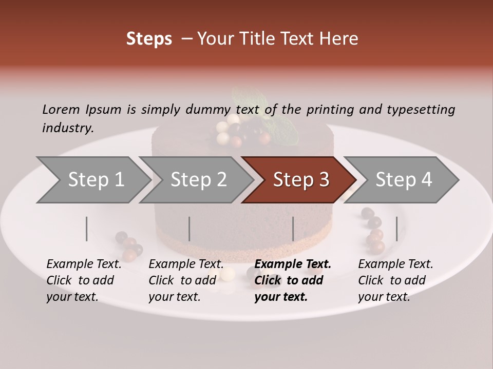Chocolate Gastronomy Culinary PowerPoint Template